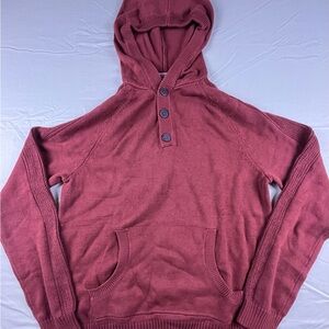 Flag & Anthem Lightweight Kangaroo Pocket Pullover Hoodie Men's Sweatshirt Med